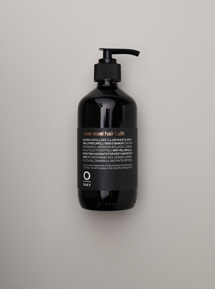 Silver Steel Hair Bath